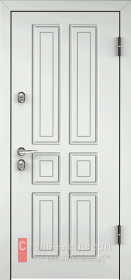 Входные двери МДФ в Долгопрудном «Белые двери МДФ»